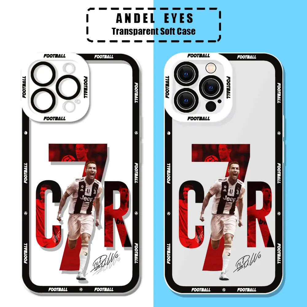 Чехол для телефона Mr Football C-cR7-R-Ronaldos OPPO Reno 12 12F 11 11F 10 8 Pro Plus 8T 7 7Z 6 6Z 5 4 2F 5G Прозрачный