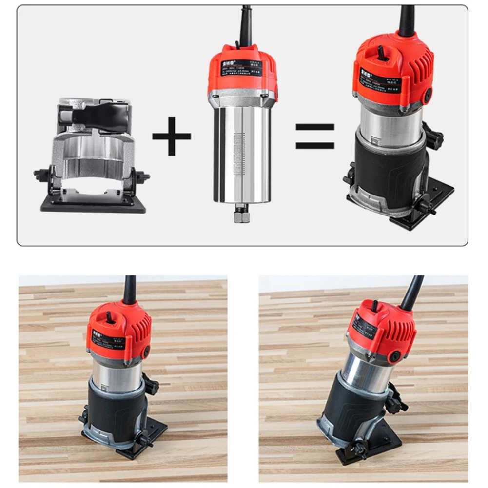 

Trimmer Tilting Base Adjustable Angle 30°~+45° For RT0700C DRT50 3709 370 Woodworking Cutter Trimmer Accessories