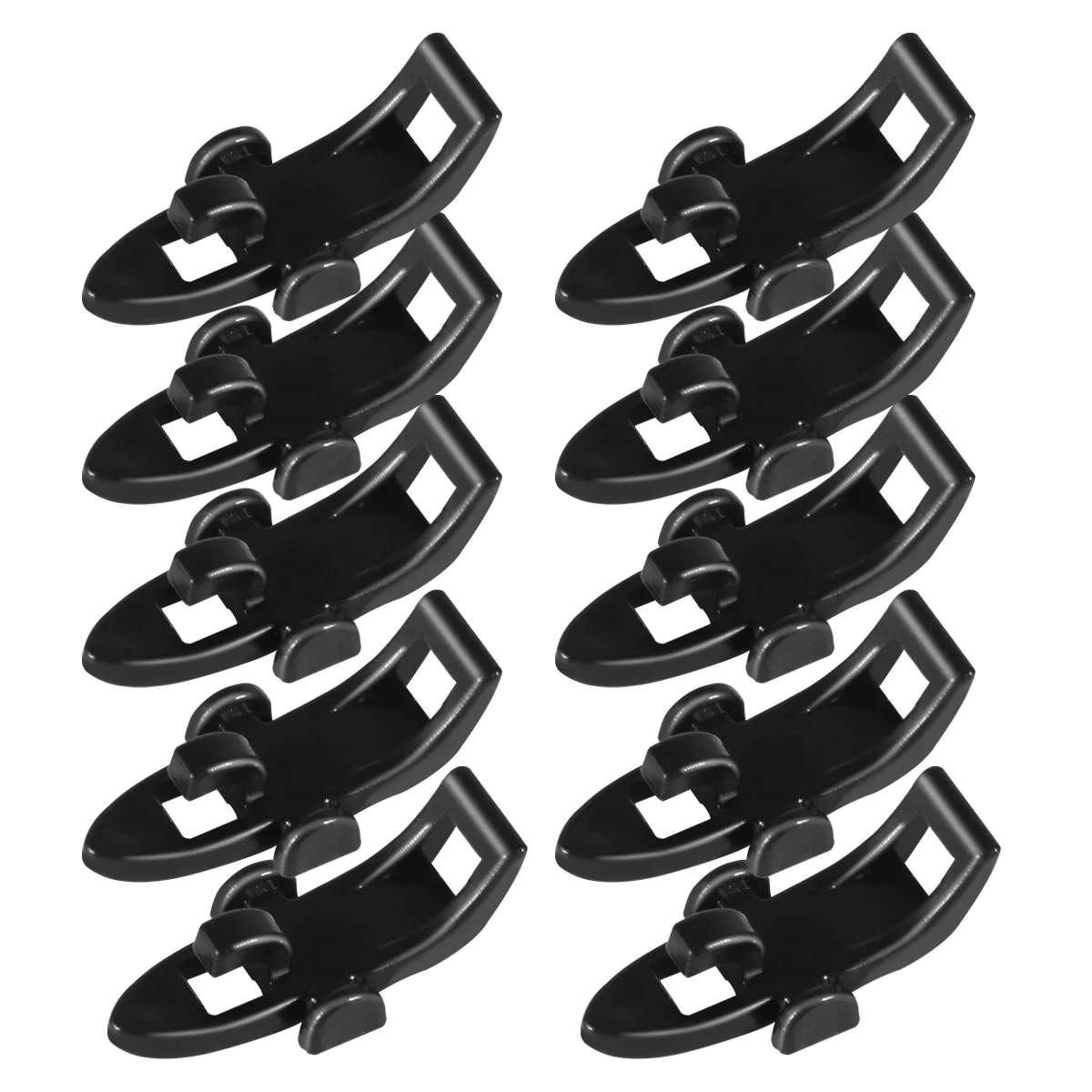 

10 Sets Outdoor Holders Plastic Keeper Bottle Opener Abs Fishing Lure Rod Pole Hooks