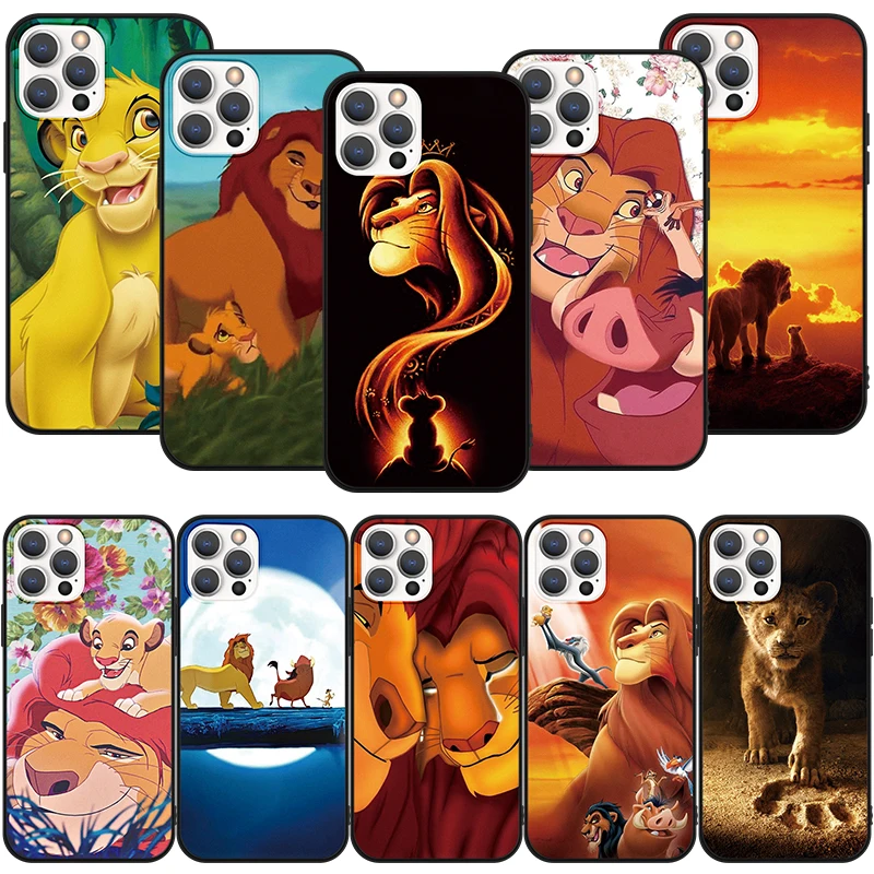 Чехол с мультяшным аниме Король Лев для Samsung Galaxy Note 20 10 9 8 S10 S10E S9 S20 Lite S21 FE S22 Ultra S8 Plus
