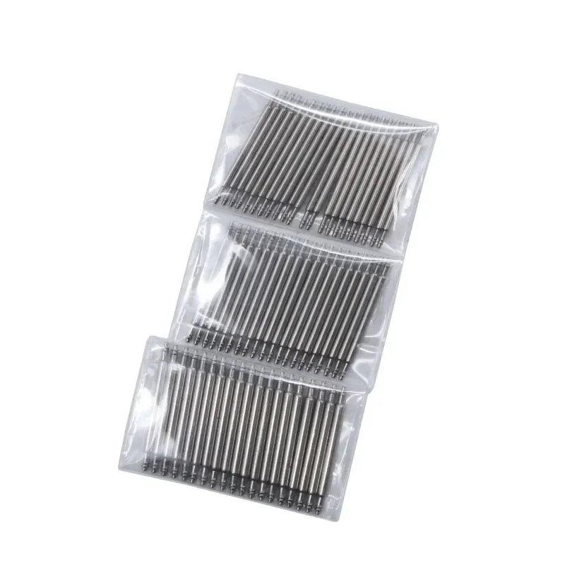 Watch Band Full Stainless Steel Spring Pins 10mm to 27mm Release Spring Bars Strap Replacement Straight Pin 1.3 1.5 1.8mm