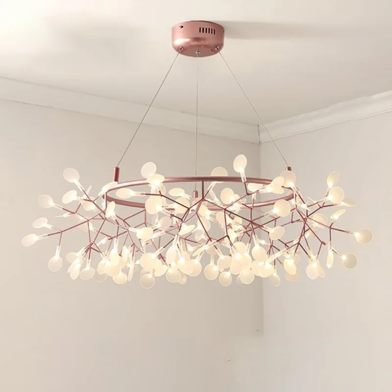 

Nordic Modern Stylish Firefly LED Chandelier Light Tree Branch Pendant Lamp Decorative Ceiling Chandelies Hanging Lighting