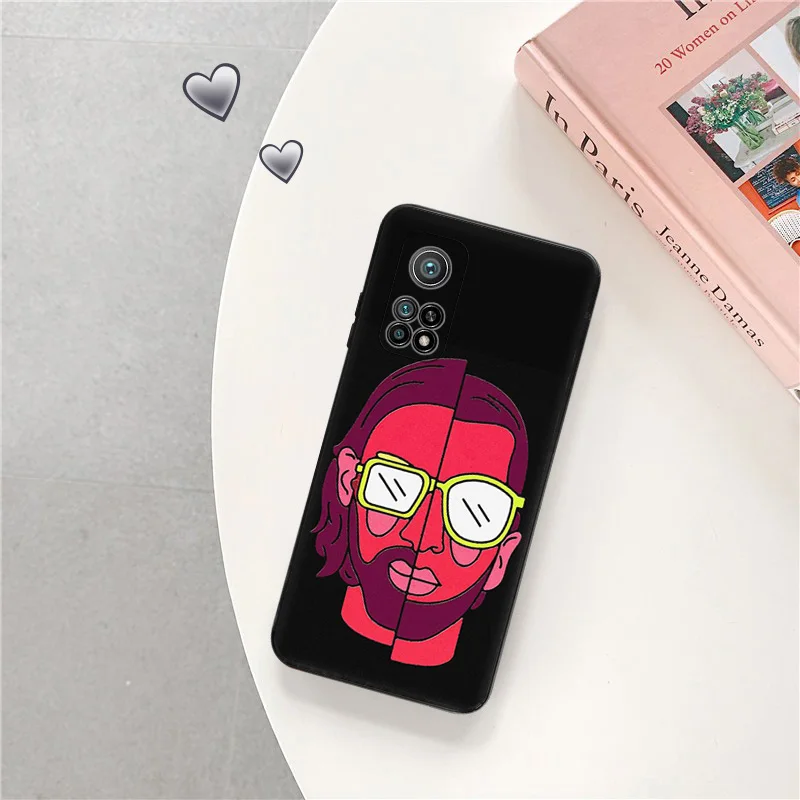 Черный матовый чехол для телефона Redmi 10A 12C 9A 9I Note 9 10 Lite 10S 9S 11S 11 Pro Plus 5G Xiaomi 9T 10C PNL Rapper