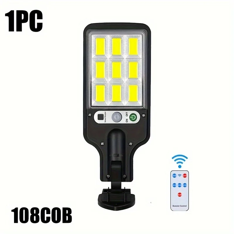 

Солнечный светильник 28SMD/108COB со датчиком движения