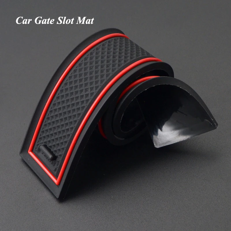 

Anti-Slip Gate Slot Mat Rubber Coaster For Mitsubishi Pajero MK2 Non-Slip Mats Door Groove Pad Car Interior Accessories