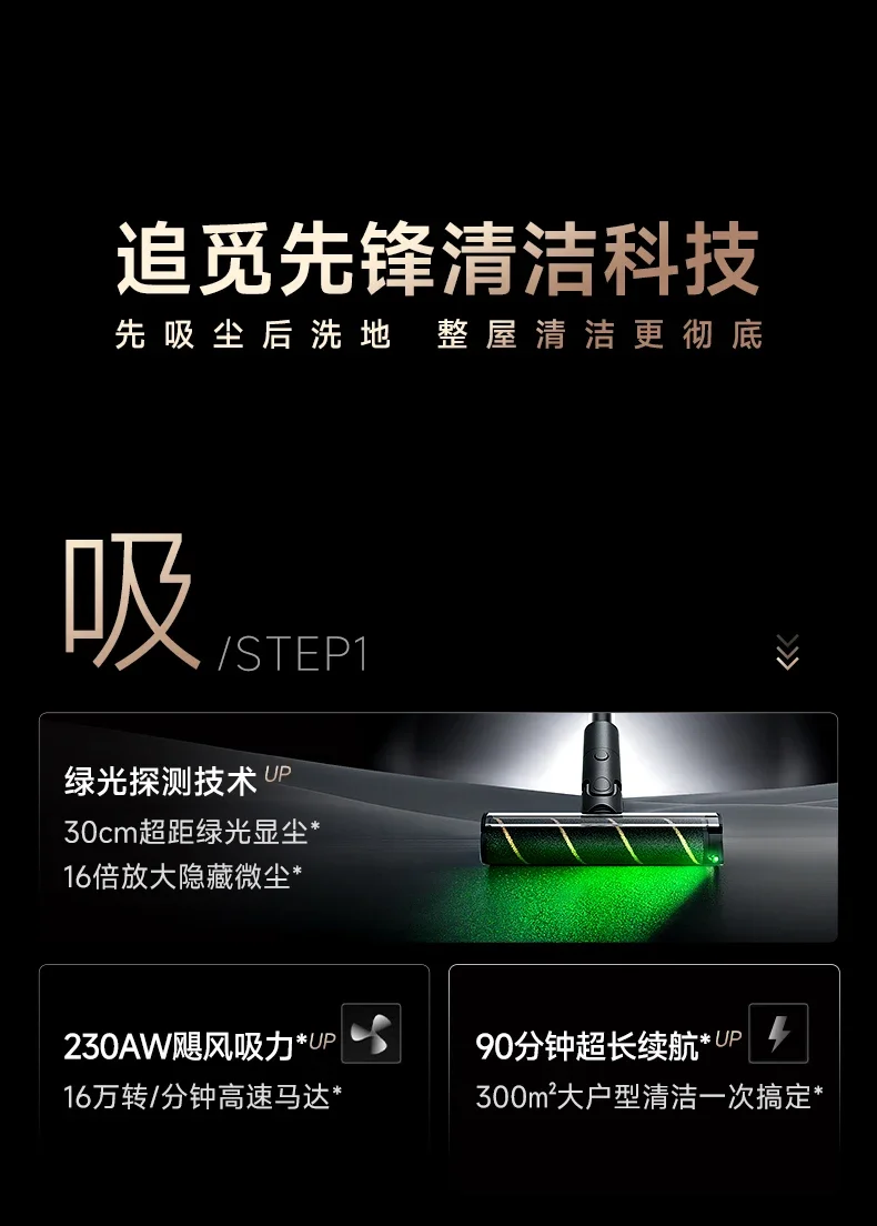 Беспроводной ручной пылесос Dreame V16Pro Aqua для мытья пола