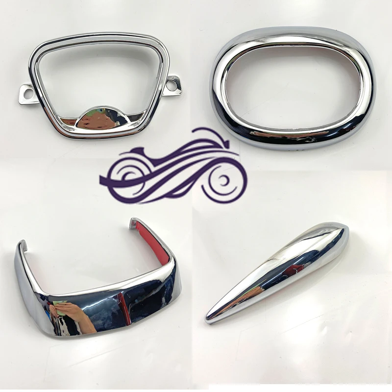 

Декоративные детали с гальваническим покрытием для маленькой черепахи, переднее крыло, заднее крыло для свиньи, подходит для Honda Phase 24