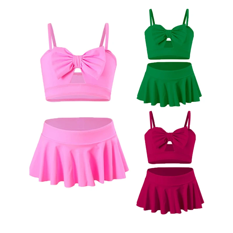 Модное бикини с бантом хорошего качества пикантное женское купальник из двух