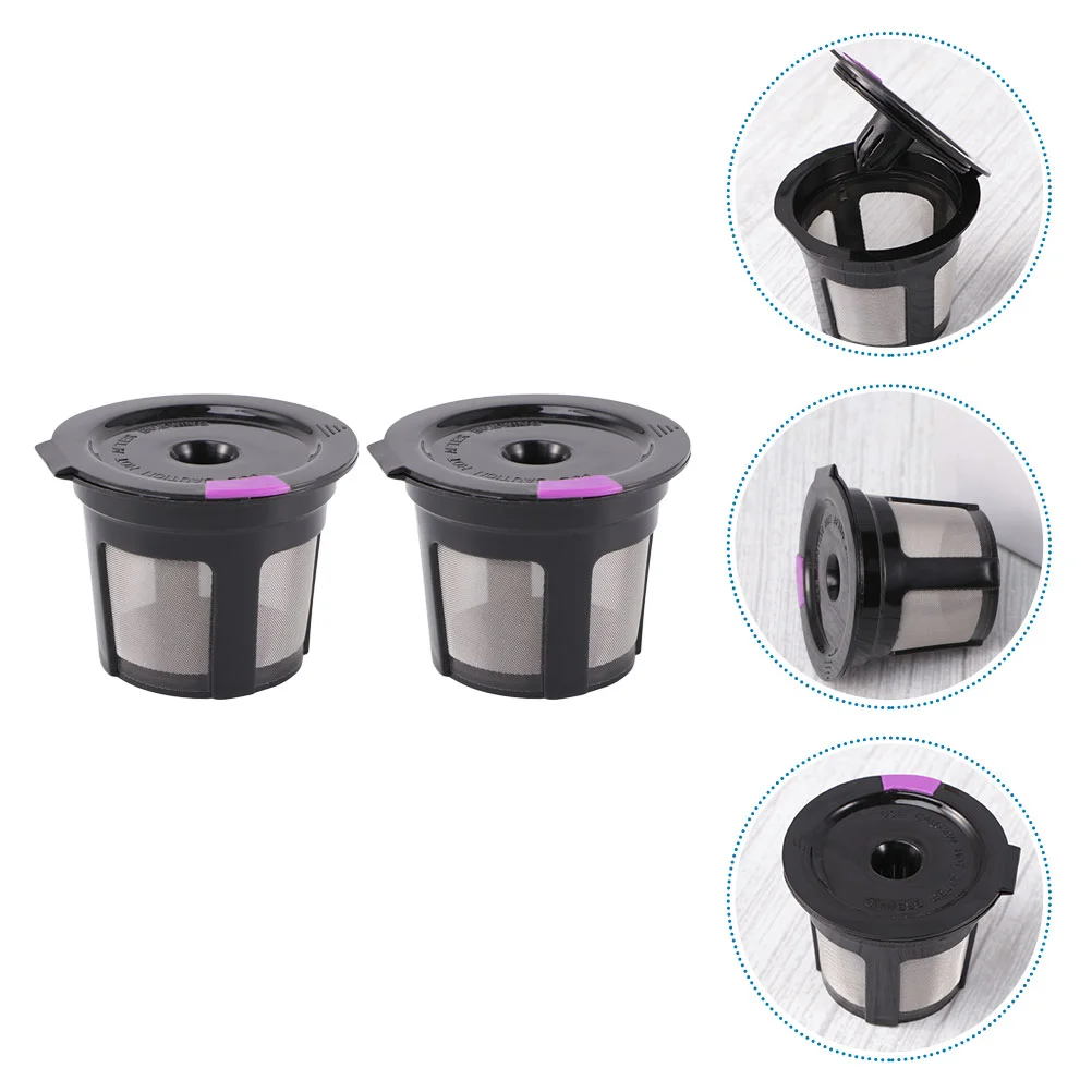 

Coffee Filter Cup Strainer Filters Cups Refillable K Reusable Accessories Single Pods Serve Tea Machine Brewer Dripper Brew