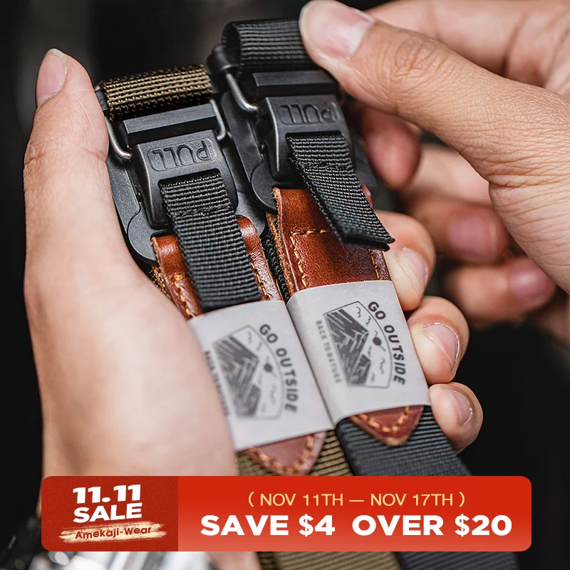 

Ремень с магнитной пряжкой в стиле ретро, без отверстий