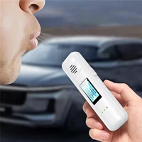 portable high precision breath alcoholic tester breathalyzers rechargeable t05 professional grade lcd screen fast detect