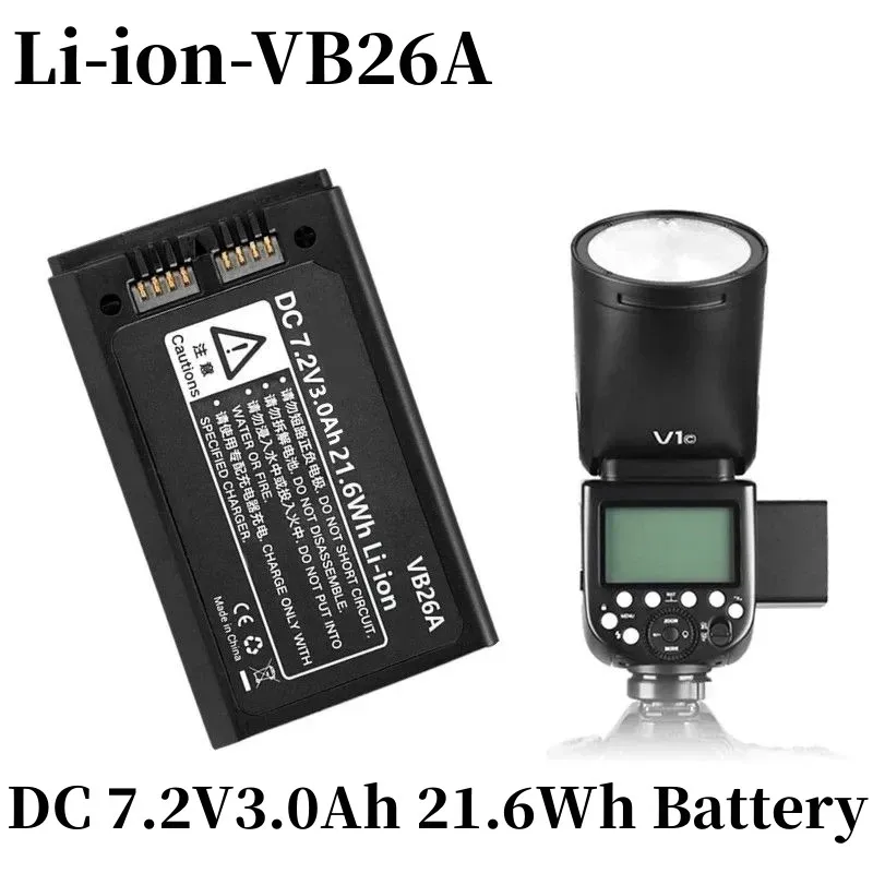 

Camera Lithium-ion Battery VB26A 3000 MAh Applicable Model V1S V1C V1N V1F V1O V1P