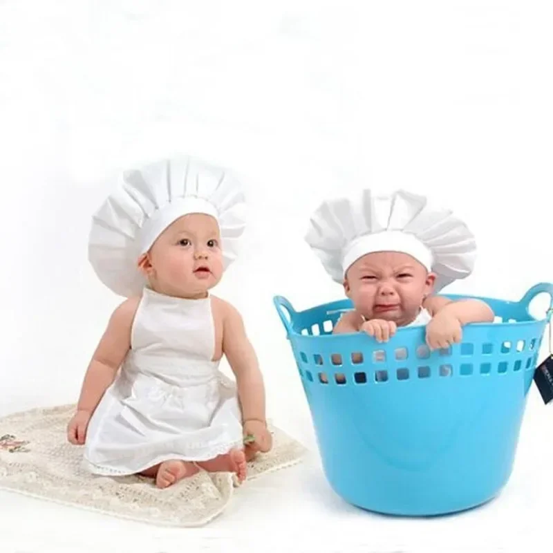 Реквизит для фотосъемки новорожденных новинка 2024 фартук шеф-повара детская