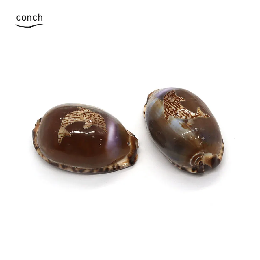 

Purple Conch Handmade Charm Engraved Pendant Fashion Custom 35x55-40x60mm DIY Necklace Earrings Accessories Conch Pendant