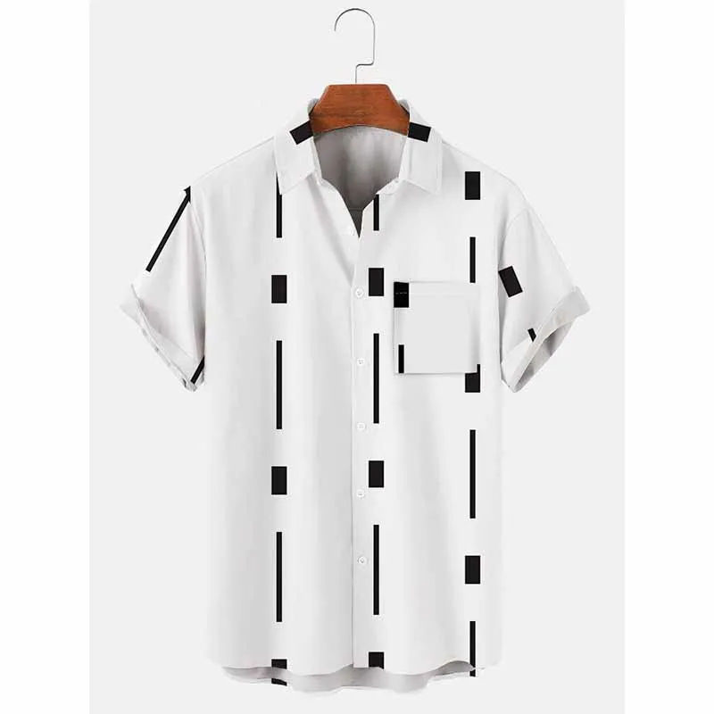 

Vintage Color White Plain Roll Up Men‘s Holiday Breathable Short Sleeve Tee Shirt Men Oversized Blouse Tops