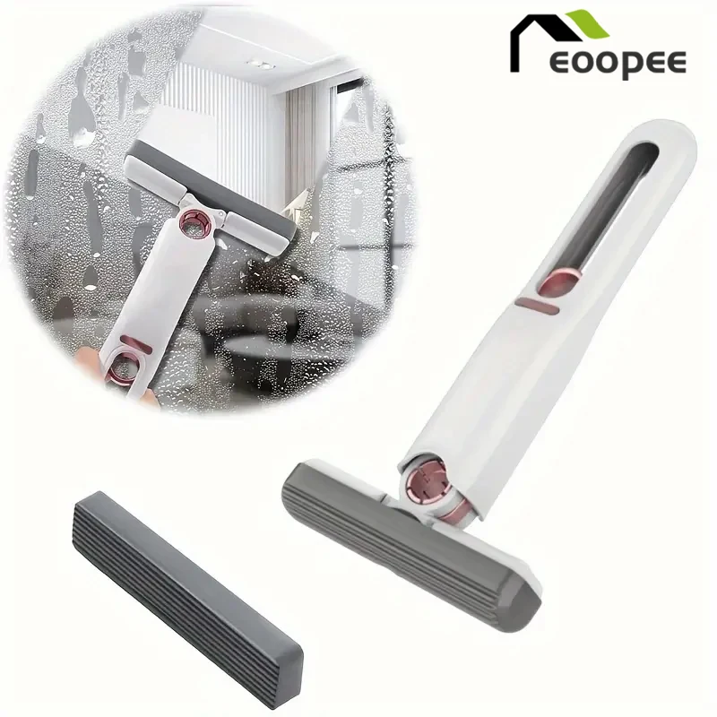 Портативная мини-швабра для чистки ручная швабра оконного стекла губка