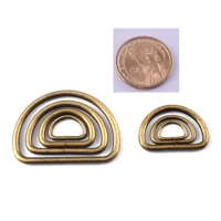 bronze d rings clasp key chain lanyards keys clips bag key ring webbing clip metal d ring hardware belt rings 8pcs
