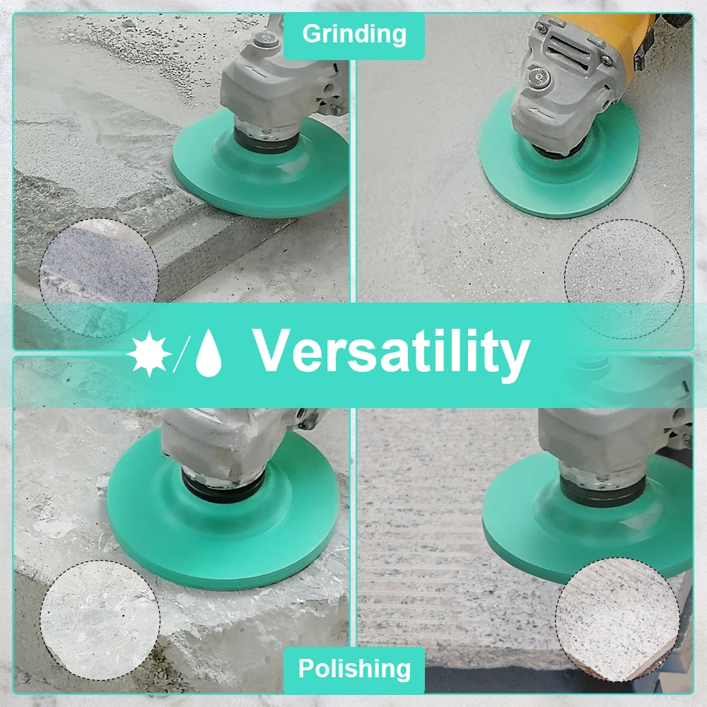 Алмазный двухрядный шлифовальный круг LEKOMESH 1 шт. диаметр 4/4 5/5/7 дюймов для бетона