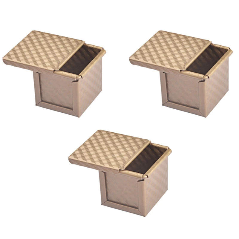 

AFBC 3X квадратная кастрюля с крышкой, форма для тостов, сковорода для хлеба Pullman, сковорода для хлеба с крышкой, антипригарная мини-коробка для тостов