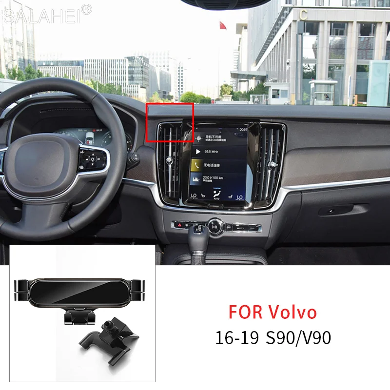 

Gravity Car Phone Holder Auto Air Vent Clip Mount Mobile CellPhone Stand Support For Volov S90 2016 2017 2018 2019 Accessories