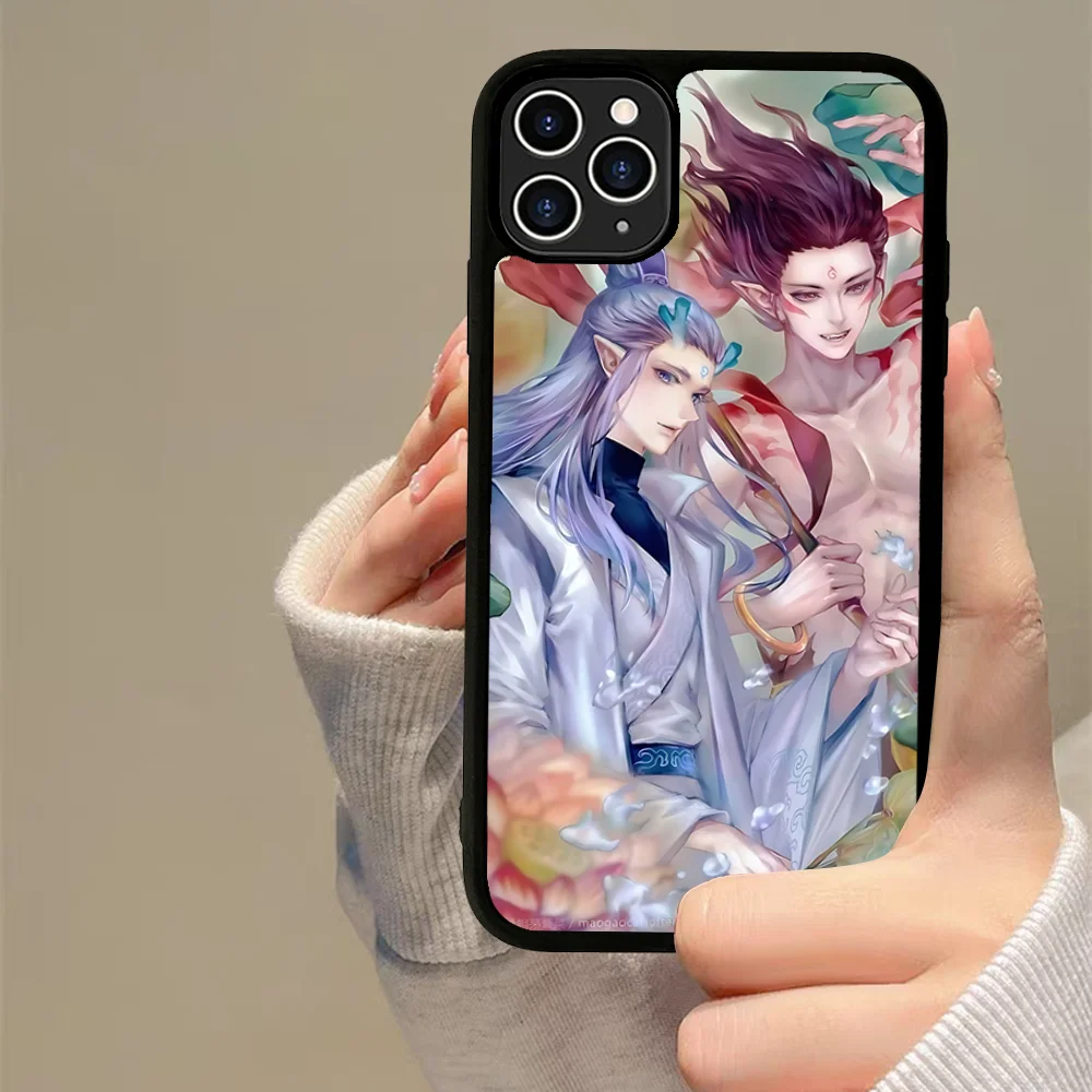 Хит фильм Nezha B-Birth Of The DD-emon детский чехол для телефона из силикона ПК + ТПУ IPhone 11 12 13