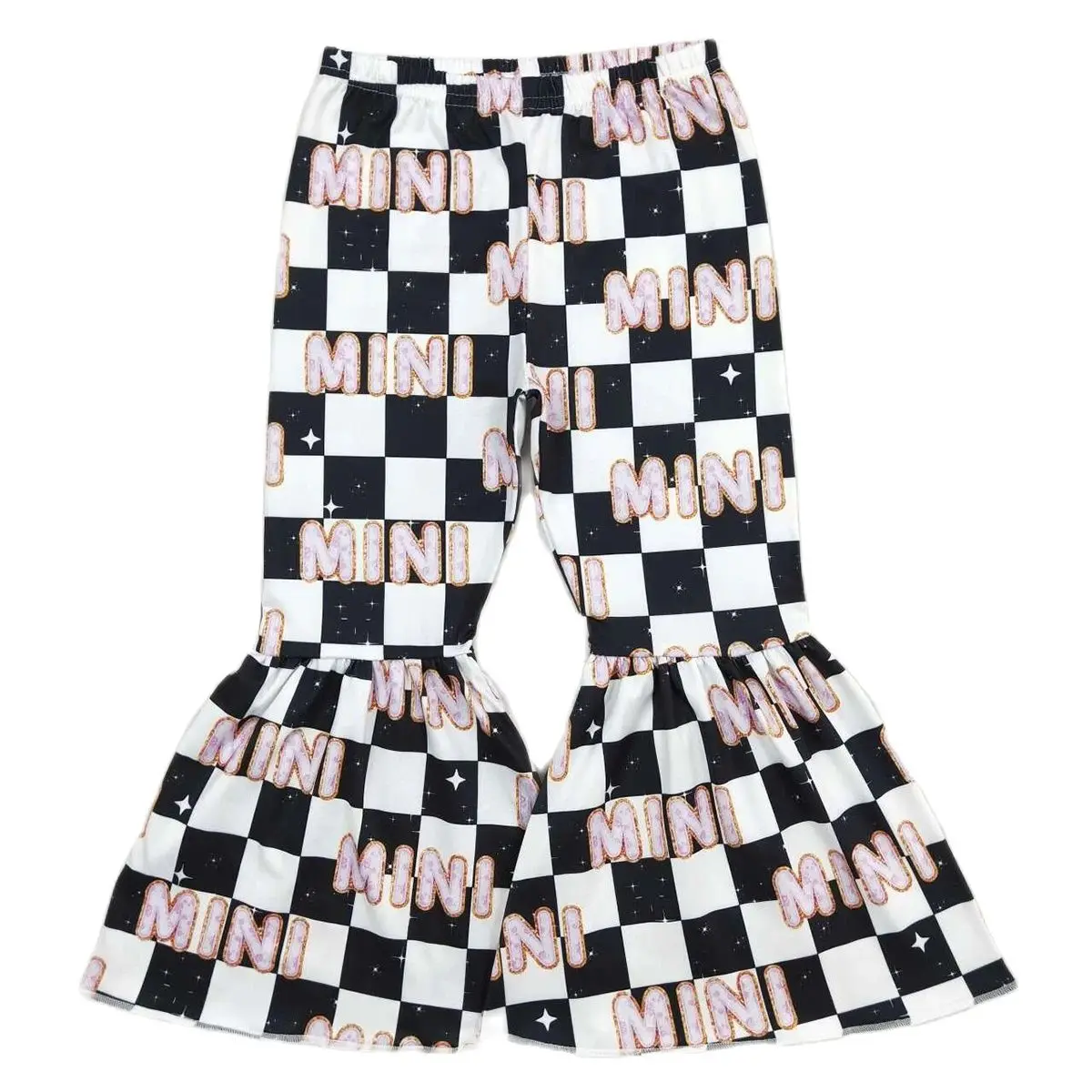 Оптовая продажа одежда для маленьких девочек зеленые клетчатые брюки детская