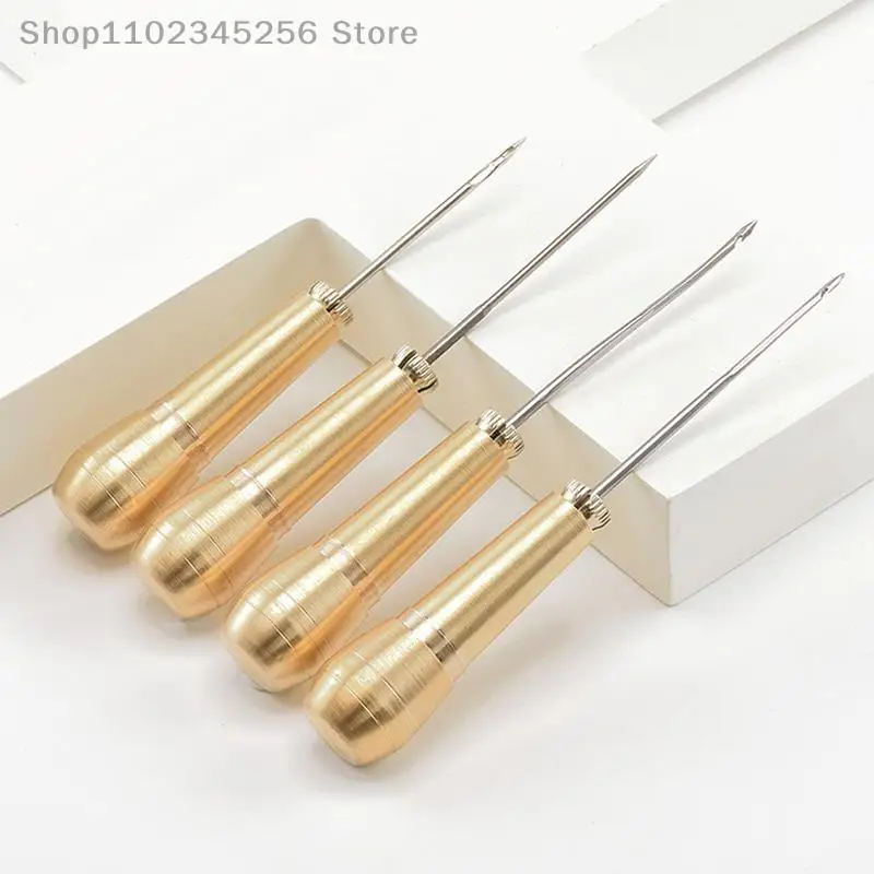 Набор Для Шитья Кожи Своими Руками С Костяной Ручкой Игла Нейлоновая Нить