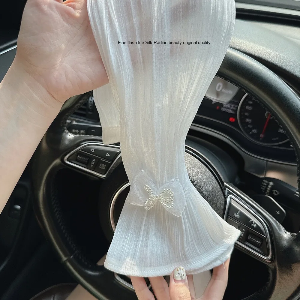 Кружевная сетка шелковые кружевные тонкие рукава дышащие портативные
