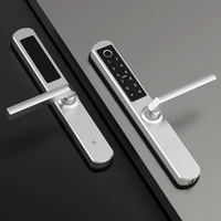 Smart Door Lock Waterproof 304 Stainless Steel Sliding Gate Glass Digital fingerprint door lock with ttlock APP