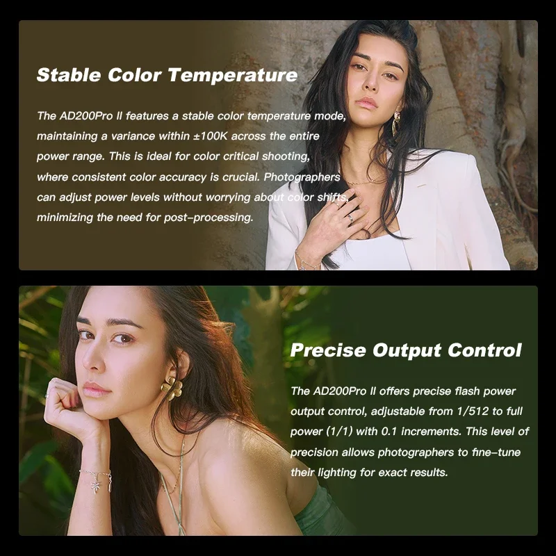 Вспышка Godox AD200 pro II 1/8000 Вт 2980 HSS 2 4 мА · ч с G системой Wireiess X двухцветная