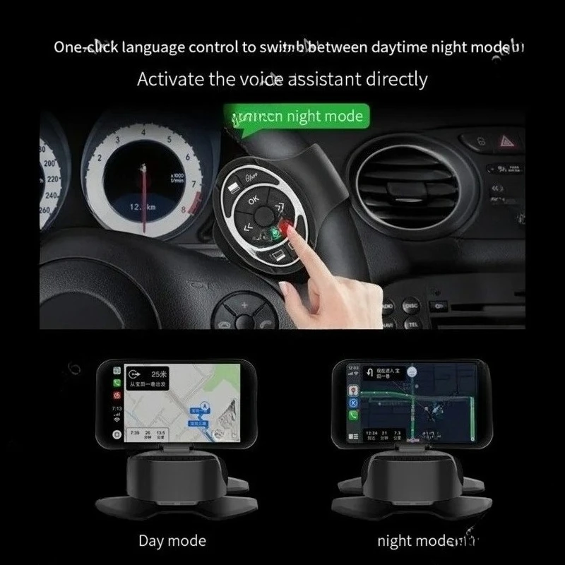 Многофункциональный умный HUD-дисплей для Apple CarPlay с поддержкой навигации (art.: 3920da03cd496) - 3920da03cd496