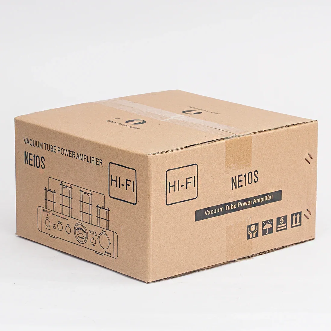 Bluetooth-усилитель USB MP3-музыкальный плеер 80 Вт 2 0 канала 6F1 + 6P1 ламповый домашний