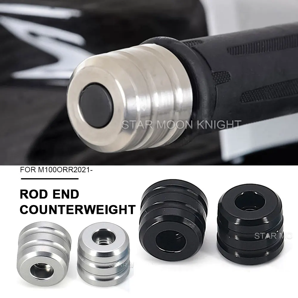 

For BMW M1000RR M 1000 RR 2021 2022 2023 - chromium handle end handle bar chrome bar ends Motorcycle Rod end counterweight