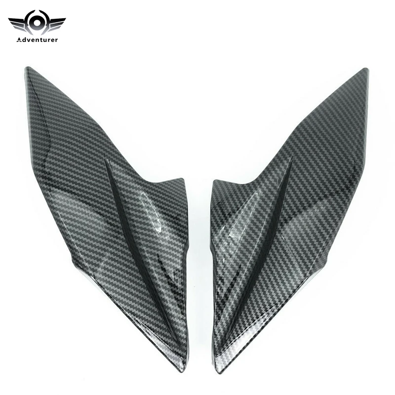

For KAWASAKI Z 800 2013-2016 Z800 Hydro Dipped Carbon Fiber Finish Side Nose Headlight Cover Trim Fairing