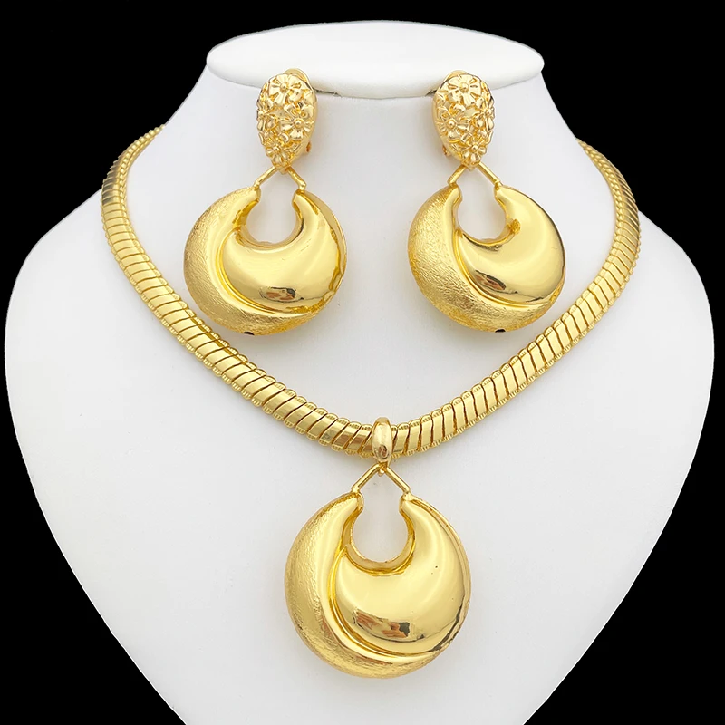 Fashion Jewelry Necklace Earrings Set bijoux colliers de mode