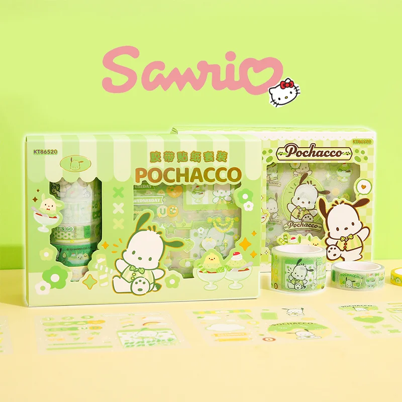 

12 шт./компл. Sanrio милый почтовый мультяшный стикер костюм декоративная самодельная лента коробка Kawaii студенческие канцелярские наклейки детский подарок оптовая продажа