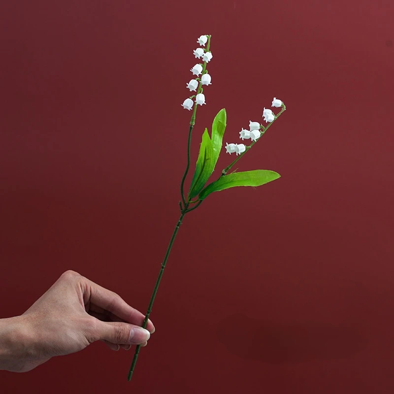 1 pcs Artificial plastic simulation spring grass orchid garden wedding decoration artificial bouquet party desktop decoration images - 6