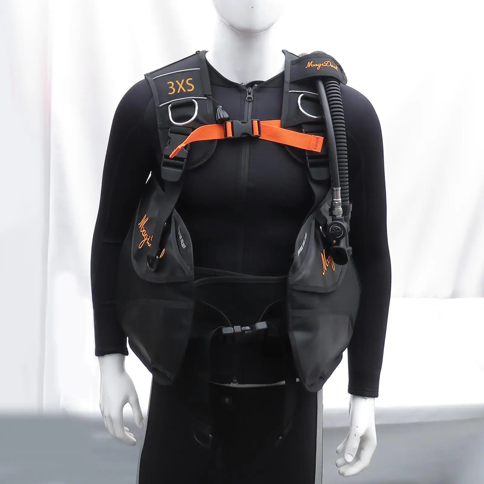 

Aqualung подводное плавание BCD плавучесть погружение мужские черные Путешествия Быстрый замок