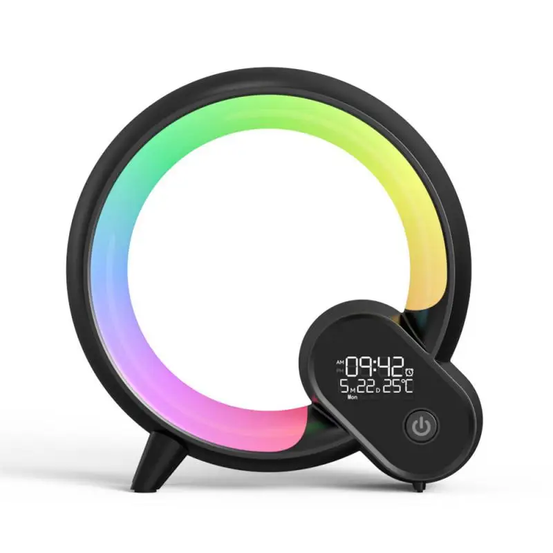 

RYRA Bluetooth Speaker LED Alarm Clock RGB Colorful Atmosphere Soft Light Lamp Sunrise Wake Up APP Phone RC With Remote Control