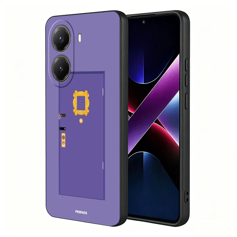 Фото Мягкий чехол для телефона с тематикой сериала «Друзья» для Xiaomi Poco X5 X6 X7 X8 Pro Max X3 F7 F8 Ultra M8 M7 M6 M5 Redmi 15 15C 14C 13C 12C X4 №5