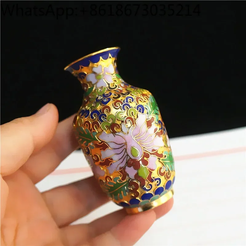Старинная ваза cloisonne