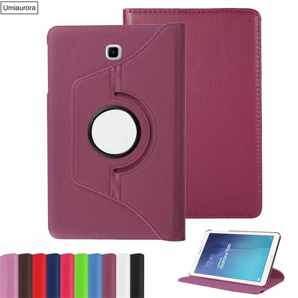 

360 Degree Rotating Leather Tablet Cases For Samsung Galaxy Tab 4 7.0 inch T230 SM-T230 SM-T231 SM-T235 Stand Protective Cover