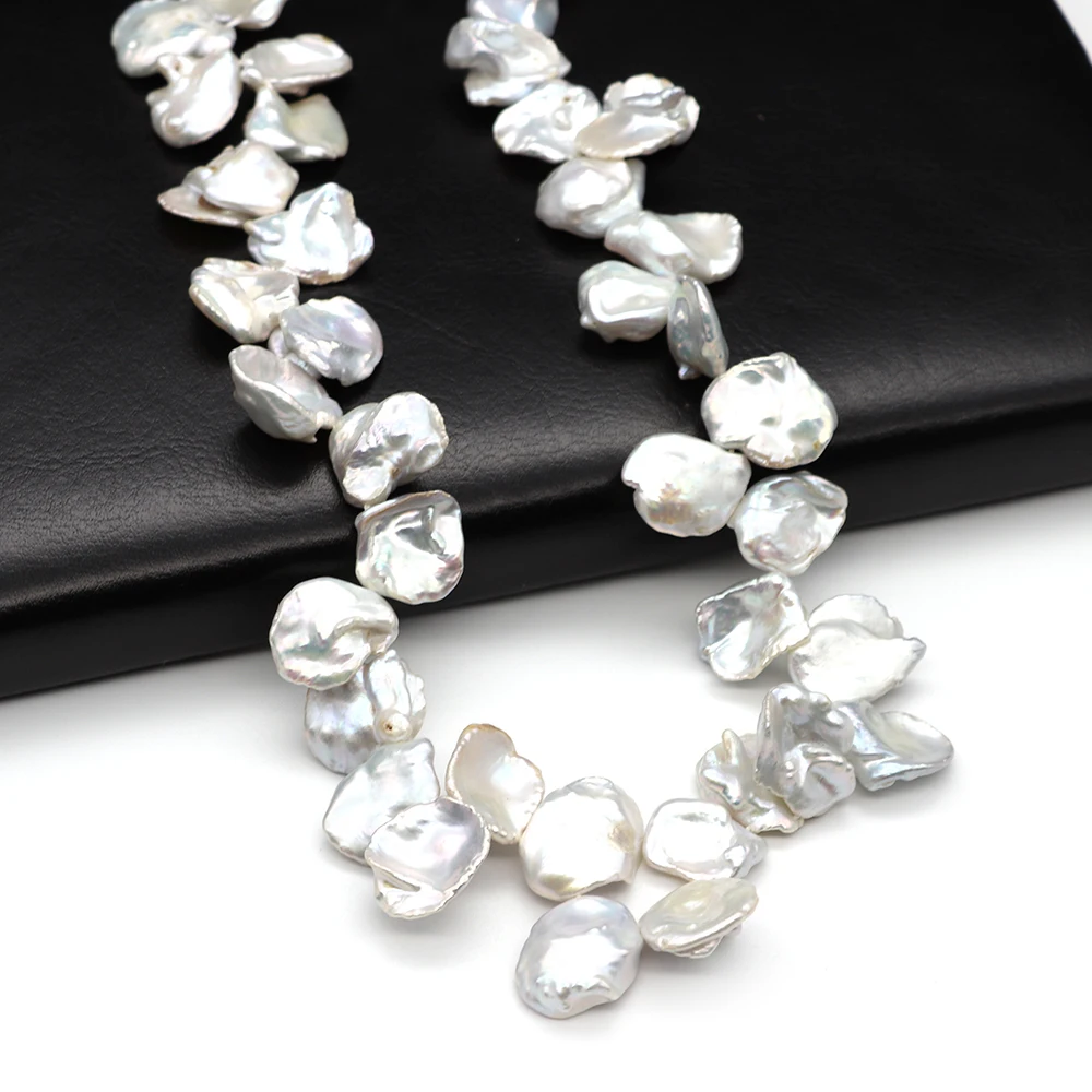 

Natural Freshwater Pearl Baroque Irregular Petal Beads 8-20mm Charm Elegant DIY Necklace Earrings Bracelet Pendant Accessories
