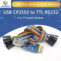 CP2102 USB-UART 6-in-1 Multifunctional(USB-TTL/RS485/232,TTL-RS232/485,232 to 485) Serial Adapter for Arduino