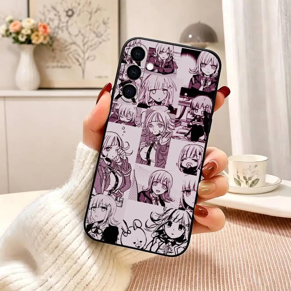 Фото Чехол для телефона Danganronpa Chiaki Nanami для Samsung Galaxy A73, A72, A71, A70, A53, A52, A51, другие модели, мягкий черный чехол №2