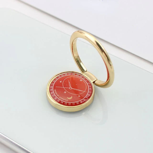 

2022NEW Metal Finger Ring Stand Holder 360 Rotate Mobile Phone Stent For iPhone X XS XR Watch Pattern Phone Bracket Car Mount