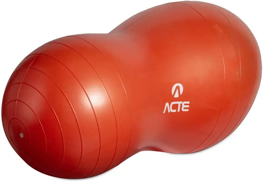 

Bola Feijão Peanut Ball 90x45cm Pilates Yoga C/bomba -