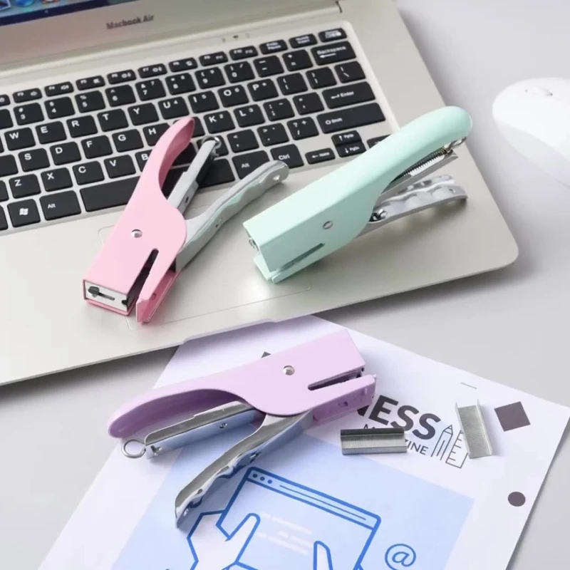 

Handy Metal Stapler Packaging Plier Stapler Heavy Duty Office Stapler Plier 25 Sheets Capacity No Jam Fits 24/6 Staples