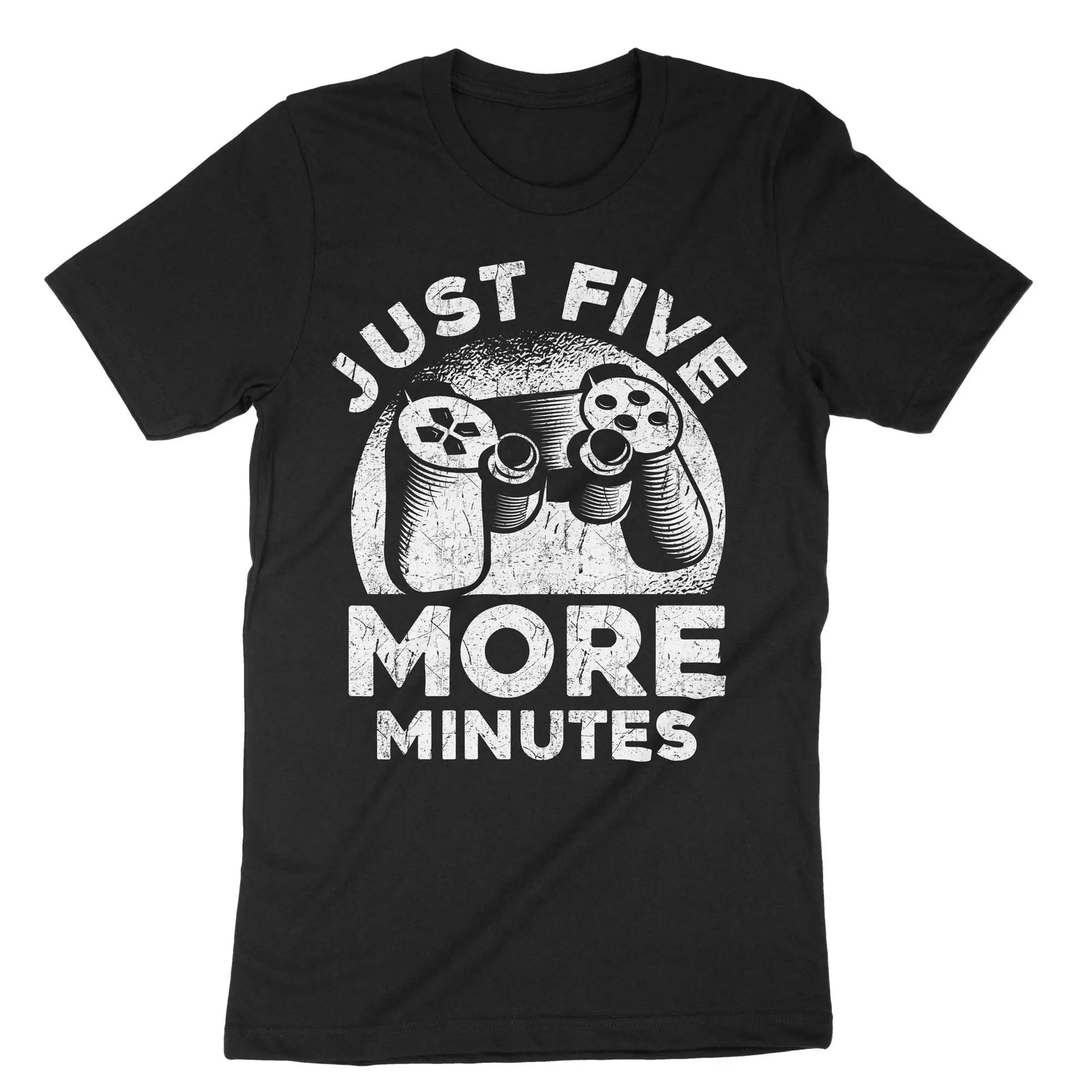 Игровая футболка всего пять минут с игровым контроллером