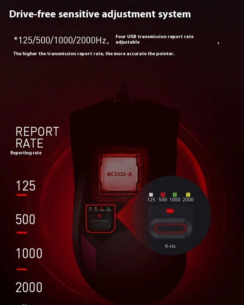 Фото Мышь Компьютерная A4tech Проводная Механическая игровая, Usb, для киберспорта №5
